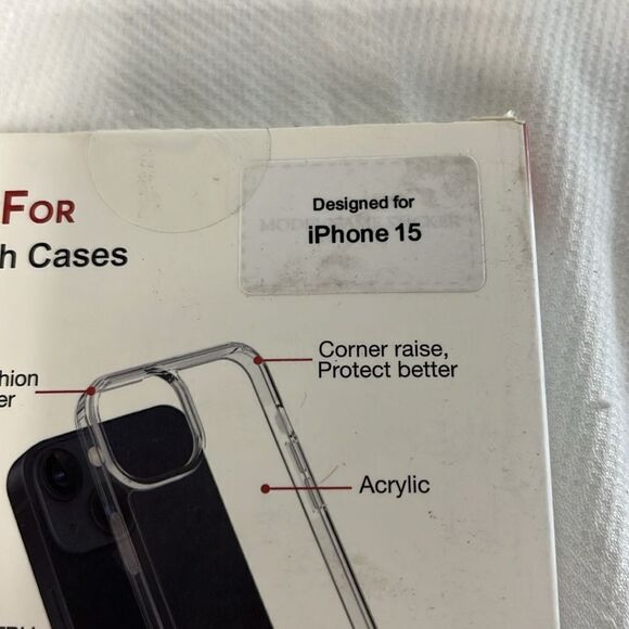 IPHONE 15 CLEAR PHONE CASE FTL-11-139 - Picture 3 of 4
